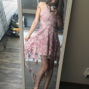 Pink floral Dress